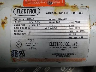 USED ELECTROL 22249400