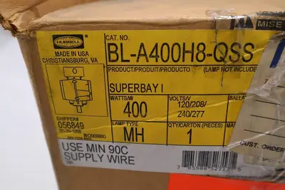 NEW OPEN BOX HUBBELL BL-A4008WH-QSS STOCK 5273