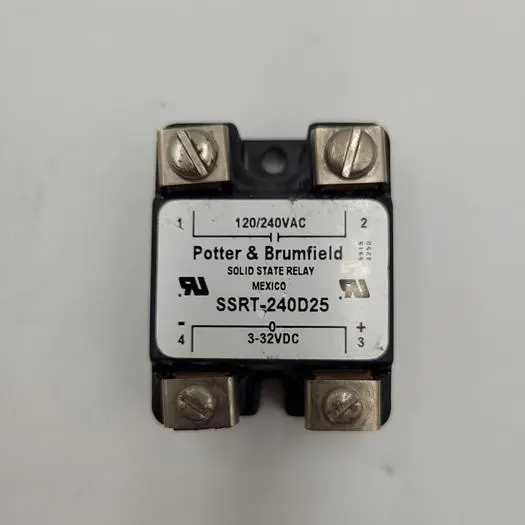 Used POTTER & BRUMFIELD POTTER & BRUMFIELD SSRT-240D25 SOLID STATE RELAY Relays & Switches | ND Industrial Surplus #1221564
