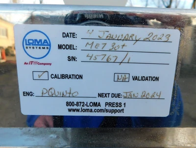 USED LOCK INSPECTION SYSTEMS MET 30