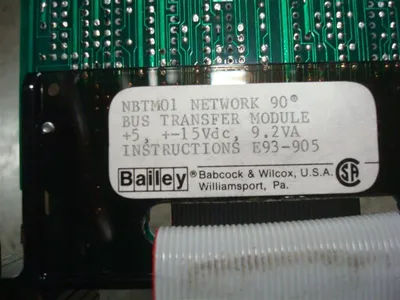Bailey Controls NBTM01 Network 90 Bus Transfer Module Used