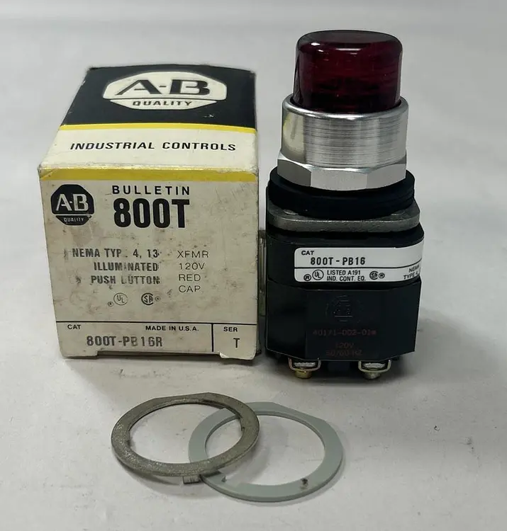 New | in-Stock ALLEN BRADLEY 800T-PB16R Industrial Controls Ohio US | Surplus Asset Holdings #1547686