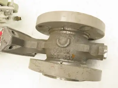 Valtek Shearstream Ball Valve 2" Flanged Pneumatic Actuator Positioner