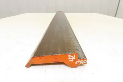 Press Brake Gooseneck Punch Die 42-3/8" Long 90° V 1/4" Finger 3-3/4" H