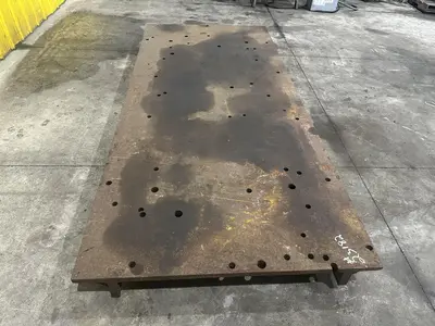 114" X 51" X 7" HIGH STEEL LAYOUT RISER PLATE: STOCK #23182