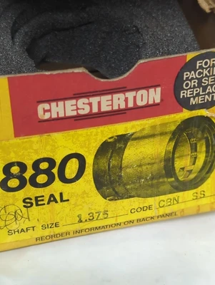 New | in-Stock CHESTERTON 880 Seals & Gaskets Ohio US | Surplus Asset Holdings #1508145