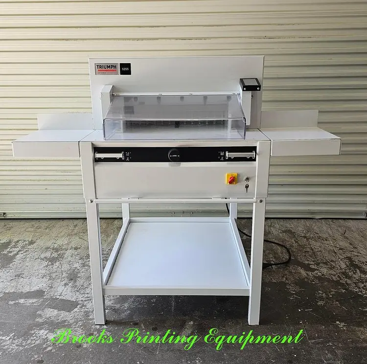 Used 2019 IDEAL/MBM 5255 Paper Cutters North Carolina US | BROOKS PRINTING EQUIPMENT #1136124