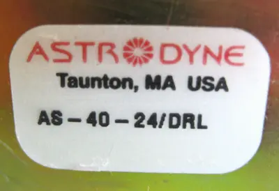 Lot (4) Astrodyne AS-40-24/DRL Enclosed Power Supply 40 Watt B9