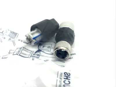 258191,V3-GM-Q4 | Pepper+Fuchs V3-GM-Q4 Female Connector, Field Attachable M8 3-Pin 258191 - New