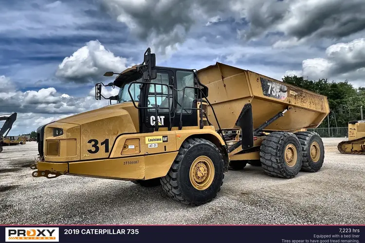 Used 2019 CATERPILLAR 735 Articulated Dump Trucks Louisiana US | Proxy Equipment #1377959