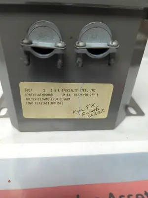GLI-GREAT LAKES INSTRUMENTS,678,ANALYZER-FLOWMETER 0-9.56GPM PRE-OWNED