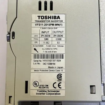 USED TOSHIBA VFS11-2015PM-WN