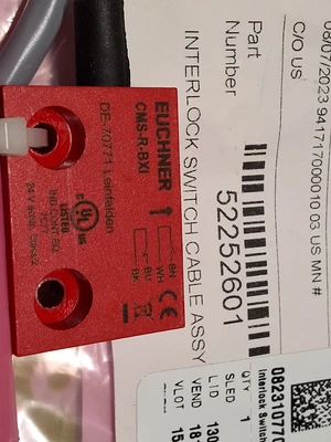 EUCHNER CMS-R-BXI INTERLOCK SWITCH CABLE ASSEMBLY - (BRAND NEW)