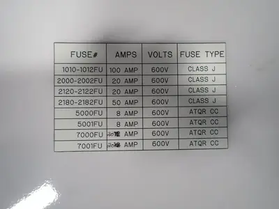 Siemens Control Cabinet