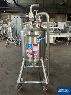 Used DCI 100 Liter DCI Reciver Tank, S/S, 15# Stainless Steel Tanks Ohio US | Federal Equipment Company #126680