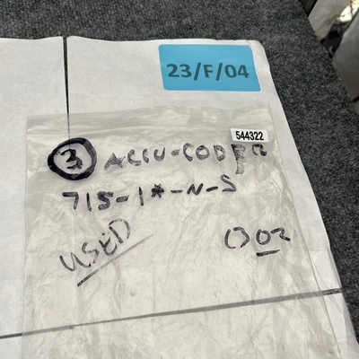 Used Accu-Codder 715-1*-N-S Encoders California US | Davliegogo LLC #1707281