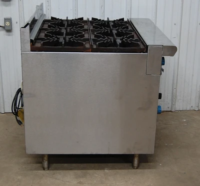 142-1125 Imperial IHR-6-C Natural Gas 6 Burner Stove w Convection Oven