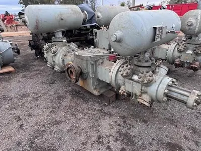 Gemini FE650C-2 Compressor Frame SN 50F465 with 89 series cylinders size 10.5” x 5.75”