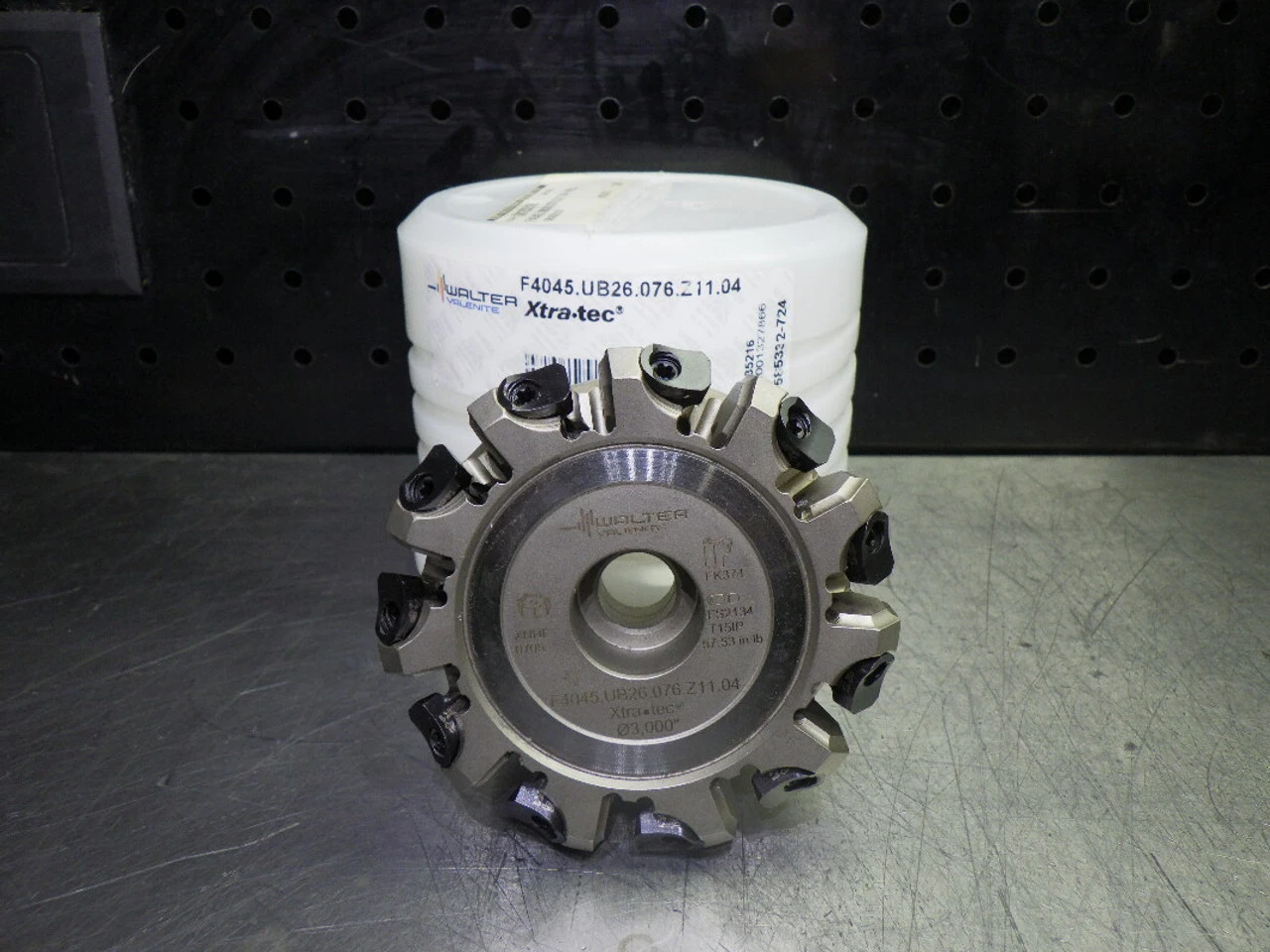 Walter 3" Indexable Facemill 1" Arbor F4045.UB26.076.Z11.04 (LOC3576)