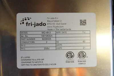 FRI-JADO 48” ELECTRIC HEATED SELF-SERVE MERCHANDISER MULTI-DECK DISPLAY MODEL MD-48-3