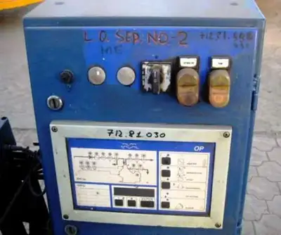 (2) Alfa-Laval S-300 fuel/lube oil purifiers, 316SS.