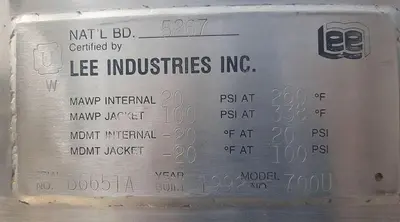 USED 1992 LEE INDUSTRIES 700U