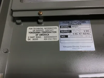 Yokogawa YFCT-3AA4-A1A*B Flow Computing Totalizer 20-130VDC 80-138VAC 47-63Hz
