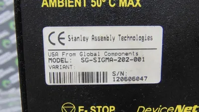 Stanley SG-SIGMA-202-001 Nut Runner Torque Controller Used
