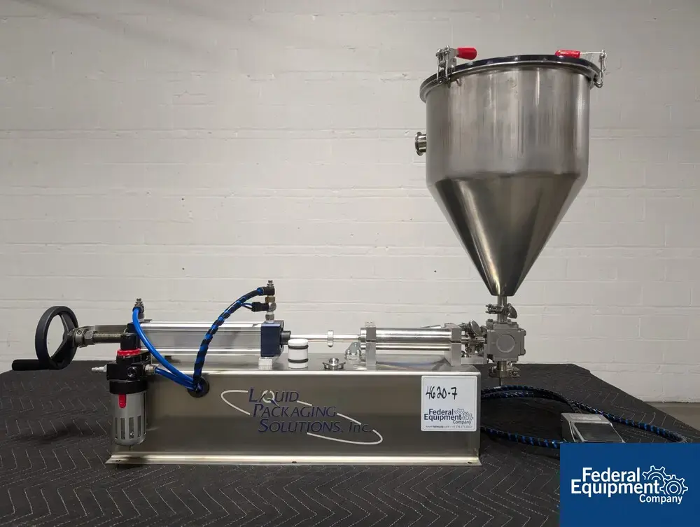 USED Liquid Packaging Solutions Liquid Packaging Solutions Piston Filler, Model 330-510-1