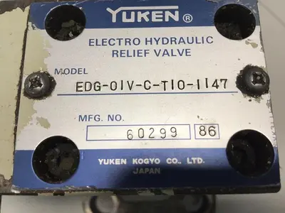 USED YUKEN EDG-01V-C-T10-1147