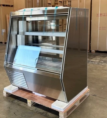 171-0017 48” Fresh Meat & Seafood Full Service Self Contained Display Cooler