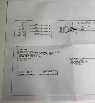 New Encoder Extension Cable P/N CBL-JDMSW2EXT/10 *Fast Shipping*