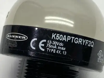Used Banner Engineering EZ-LIGHT 3-Input Color Touch Sensor 8-Pin Sensors Michigan US | Maverick Industrial Sales #1402308