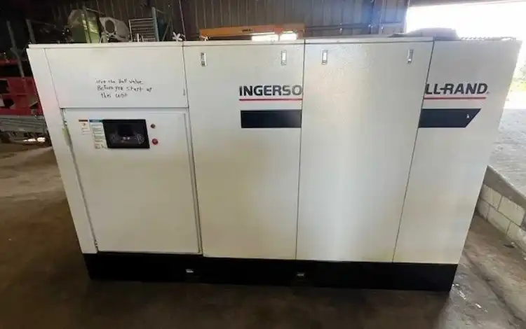 Used 2001 INGERSOLL-RAND SSR-EP125 Rotary Screw & Sliding Vane Air Compressors Ohio US | D & H Machinery, Inc. #220197