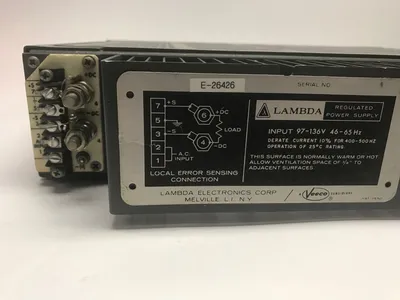USED LAMBDA ELECTRONICS CORP. / VEECO REGULATED POWER SUPPLY MODULE