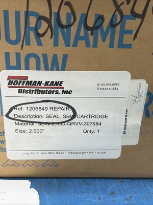 New | in-Stock John Crane SBW-2.000-QRVV-307684 Pump Parts Indiana US | J&J Industrial Supply #1232768