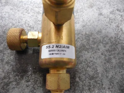 Harris 55-2 N2/AIR Heavy Duty Air or Nitrogen Single Stage Flowmeter New NIB