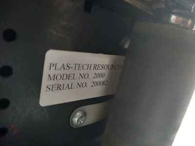 Plas-Tech Addressograph Model 2000 Embosser Imprinter Mfg Part 800-451-002
