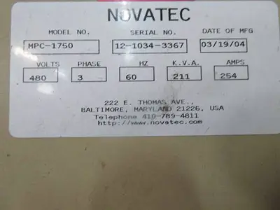 USED 2004 NOVATEC MPC-1750