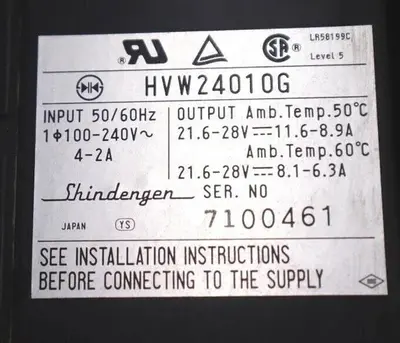 HONEYWELL MEASUREX 08656500 POWER SUPPLY MODULE REV C 240 V #L-379