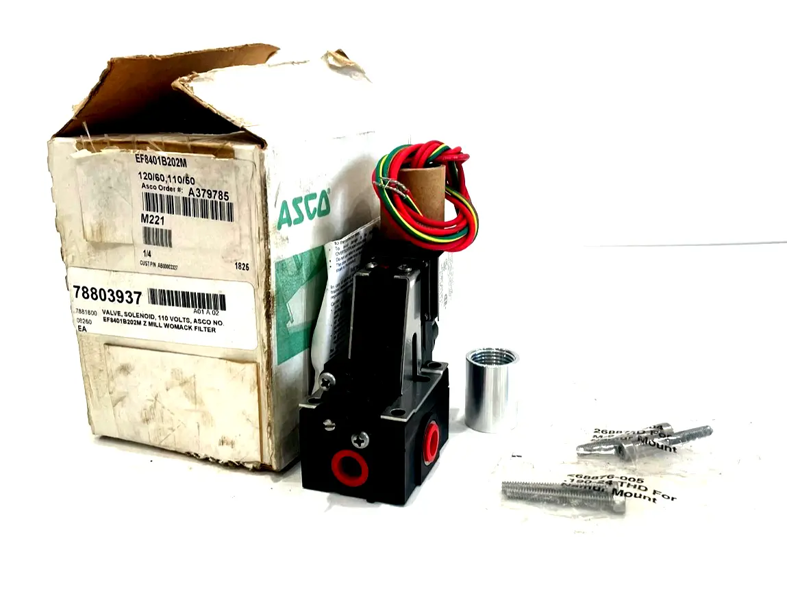 NEW ASCO EF8401B202M SOLENOID VALVE 120/60,110/50 110V