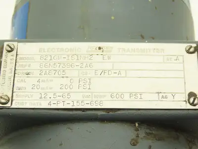 Foxboro 821GM-IS1NH2 Pressure Transmitter 1/2"NPT 12.5-65vdc