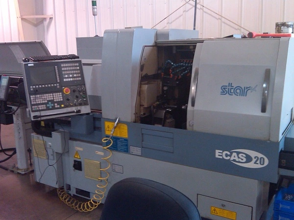 Used 2003 STAR ECAS-20 Swiss Type Automatic Screw Machines Vermont US | Two Spade Machinery LLC #507150