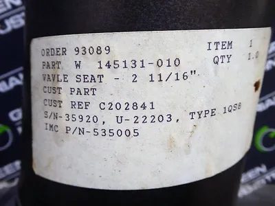 Unbranded Seat for General Electric Turbodyne Generator New