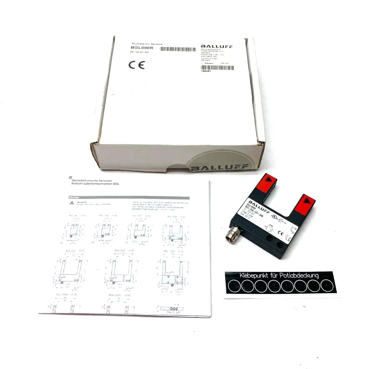 USED BALLUFF PHOTOELECTRIC FORK SENSOR