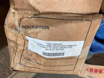 New | in-Stock INGERSOLL-RAND 4-1/4" QL40 HAMMER BIT Construction Equipment Parts Pennsylvania US | East West Machinery & Drilling #1415599