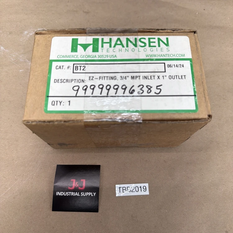New | in-Stock Hansen BT2 Electrical Fittings Indiana US | J&J Industrial Supply #935848