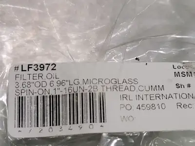 NEW FLEETGUARD LF3972