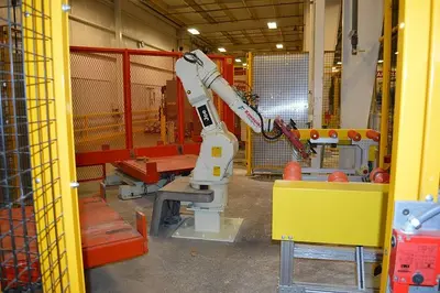used Kawasaki robot FS 030L with "D+" (D Plus) controller