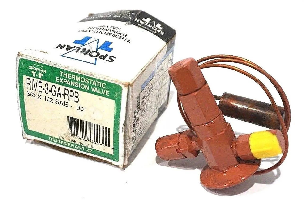 NEW SPORLAN RIVE-3-GA-RPB THERMOSTATIC EXPANSION VALVE RIVE3GARPB